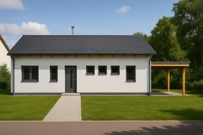 Pozemek a  projekt i materiál v ceně