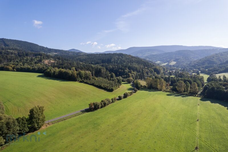 Slunný pozemek v Jeseníkách